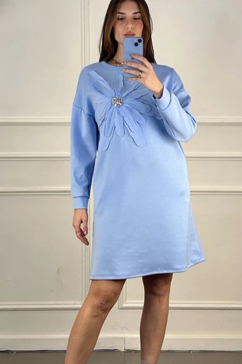 [10016241001] Robe Joya fleur au laser