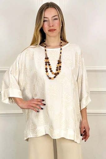 [10016265001] Tunic Jouke oval damask