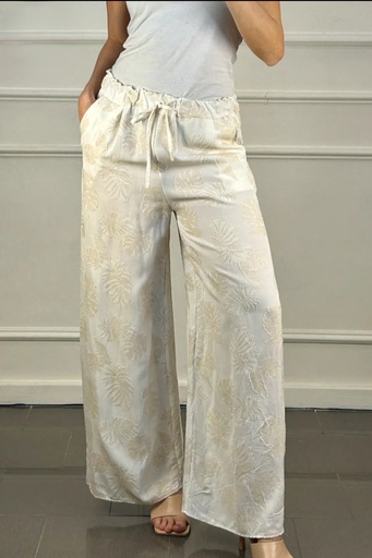 [10016270001] Flare pants Jonna oval woven-in loops