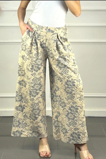 Broek Judah ingeweven bloemen