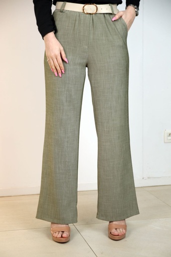 Flared pants Jaiden stitched canvas