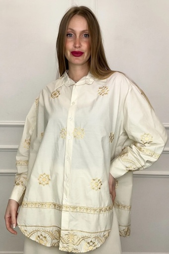 Blouse brodée Kimora