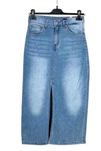 Jeansrok strass Karl