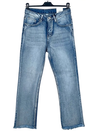 Jeans Krishna with rhinestones
