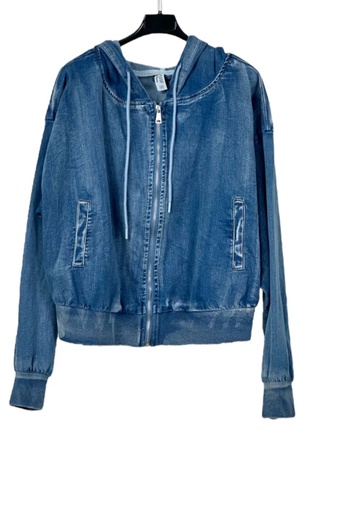 Jeans jacket Kyann hoodie