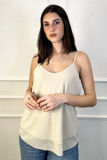 Top Jody crepe double layer