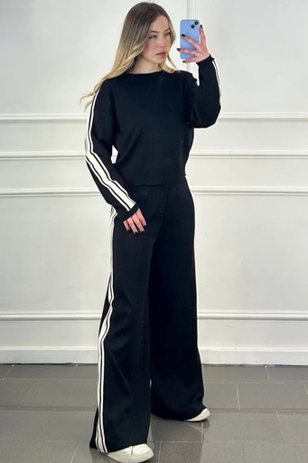 Ensemble jumeau en tricot Jaidy avec ruban