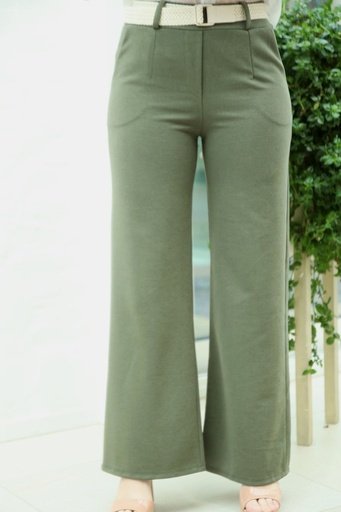 Flare pants Jurian fine ribbed