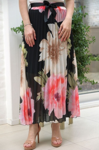 Plissé rok XL anemonenprint Jair