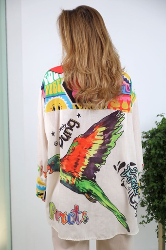 [10016511001] Tunic Jorick sun parakeet