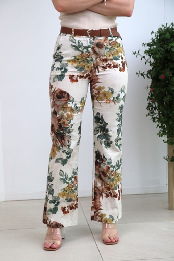[10016623001] Pantalon d'été floral Jaelyn