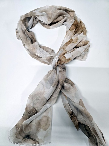 [10016597001] Foulard Jenson fruits d'huîtres crus