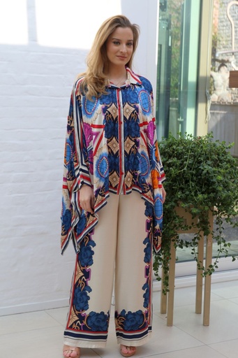 [10016573001] Zijde tuniek Justice medusa prints