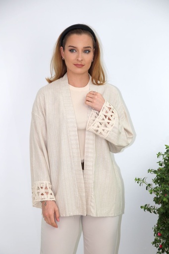 [10016661001] Cardigan Jaymian tone on tone lurex lined