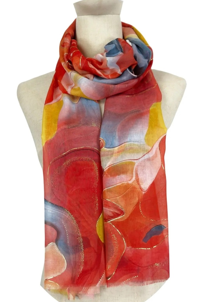 Foulard Jesmay fleur de brume