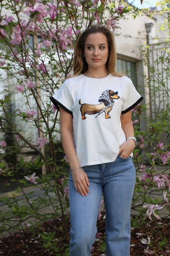 [10016692] T-shirt Kelt dachshund
