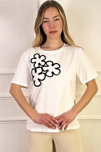 Shirt Keyshia 3 bloemen