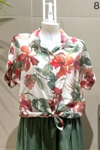 [10016752001] Blouse Kuno korte mouw