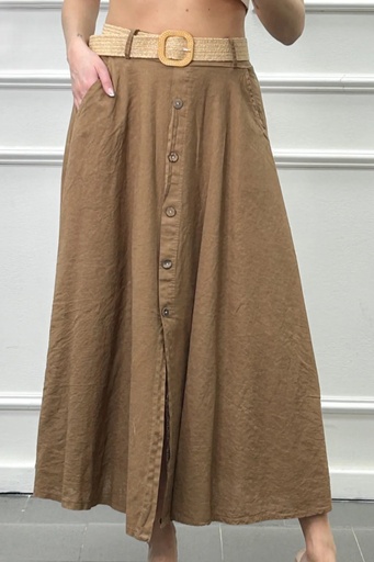 Linen bell skirt Jessa