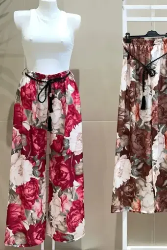 Flared broek Jennie anemonen