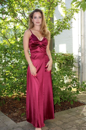 [10016832001] Klaziena - Robe à encolure arrondie