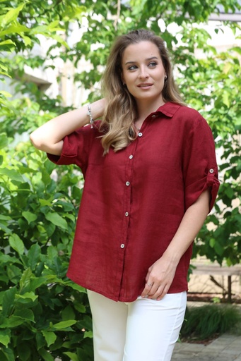 Linnen blouse Kassem nm100