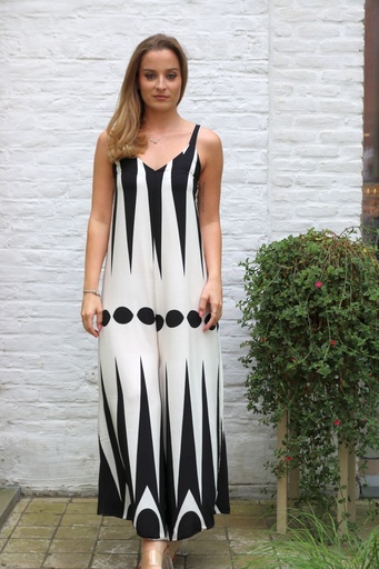 Jumpsuit Jayesh nm100 sharp-toothed wide leg