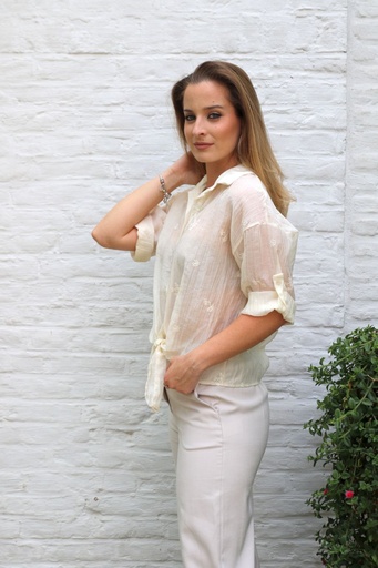 [10017053001] Tunic Janus 5008 nm85 frilled glamy fabric