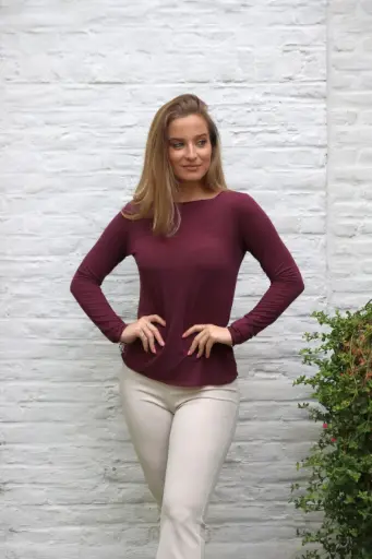 [10017219] T-shirt Leah bevat kasjmier nm85 