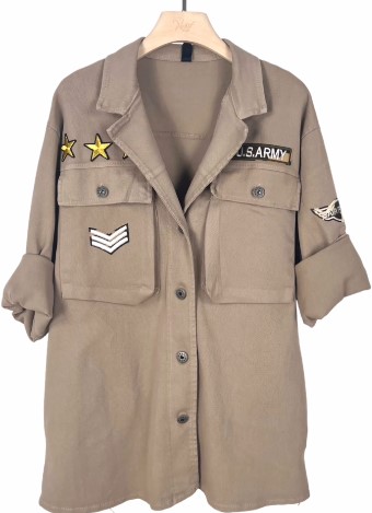 [10017228001] Veste Maryam US Army nm97