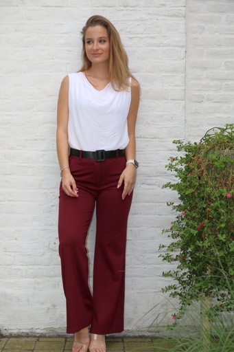 [10017253] Flare pants Loua nm65 point Milan