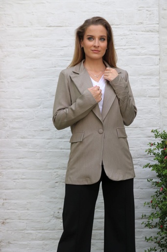 Gabardine waistcoat Lexi nm22 reverskraag
