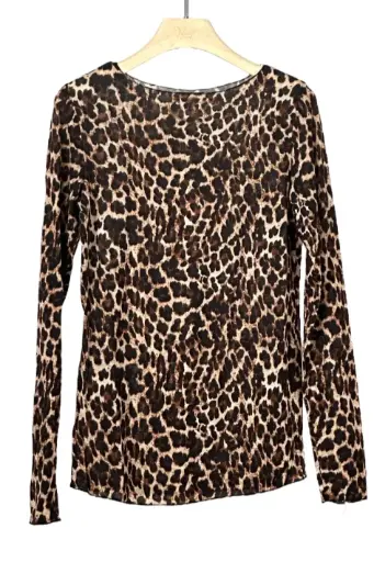 [10017309001] Shirt Meyrem panter open hals nm85