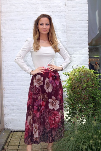 [10017363] Plissé rok Layan nm40 anemoneprint 