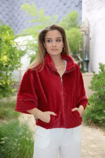 Jasje Milena ecopels met rits