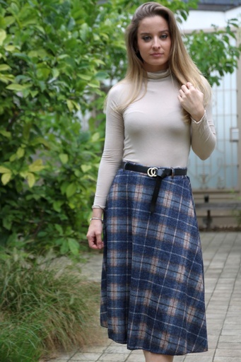 [10017464] Klokrok Levon nm12 medium madras Schotse ruit 