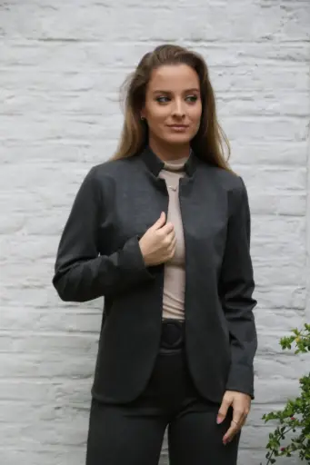 [10017474] Blazer Marieke opstaande reverskraag nm63