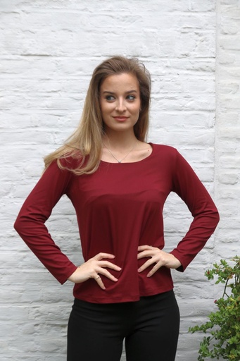 [10017498] Luqman 3196 nm20 open hals viscose jersey 