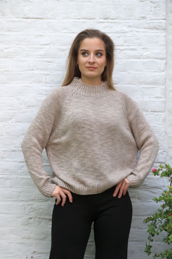 [200658] Pull Nolan nm20 tricot opstaande geribde kraag 