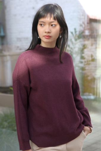 [200687] Tricot pull Novi nm60 met opstaande kraag