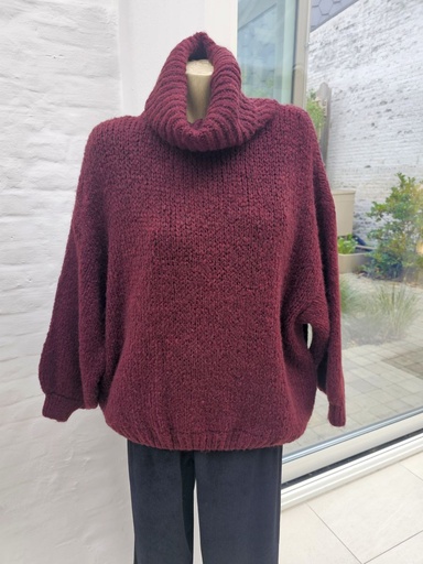 [200825] Pul Lemar nm18geribde rolkraag grove parelsteek