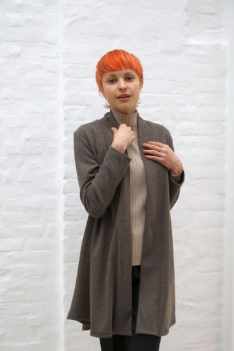 [200886] Cardigan Nik nm32 jersey net boven de knie