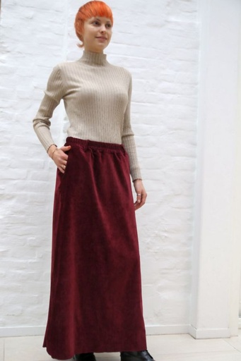 [200887] Rok Nasim glamy velours split achterkant