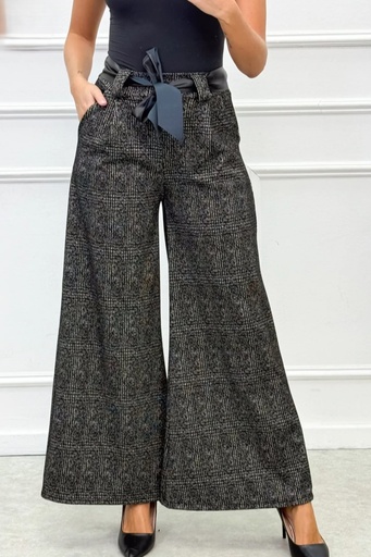 [200912] Broek Quincy ingeweven prince de galle motief 