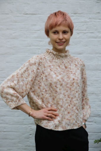 [200932] Neve nm18 tricot pull grof gebreid multicolor 