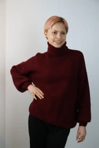 Pull Quirijn hangende kraag parelsteek 