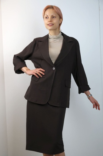 [200988] Lilya nm65 reverskraag studs punto milano 1 knop 