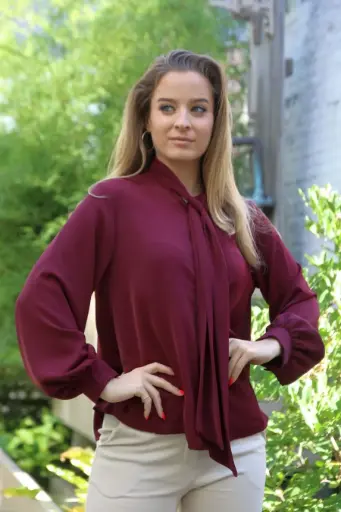 Blouse Muhammad met strik