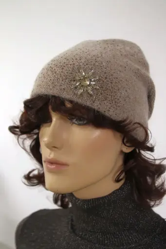 Muts Lili nm30 piqué met strass peerslijpsel en briljant