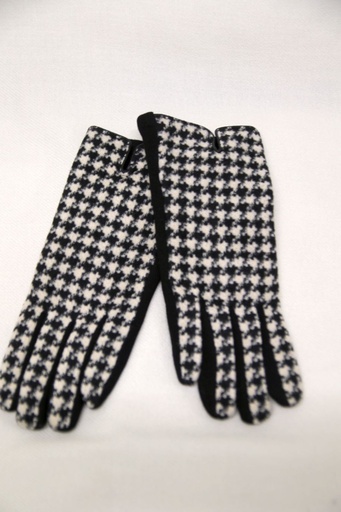 [201142] Leeroy houndstooth flanel effen grip